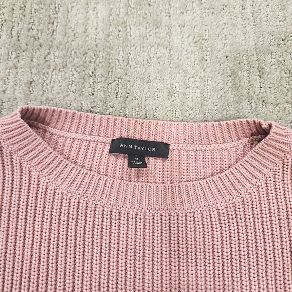 Ann Taylor Pink Knit Sweater - Picture 3 of 3